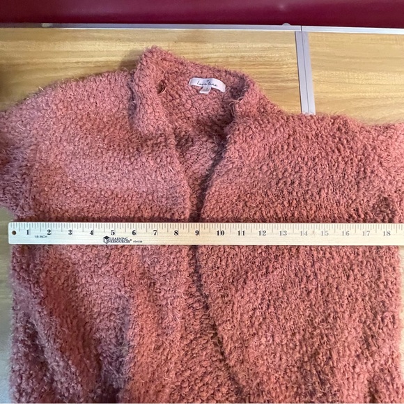 Love Tree Orange Cardigan Sweater Soft Knit - Picture 4 of 7